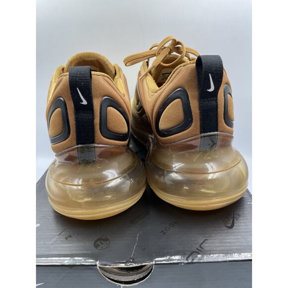 Nike Air Max 720 “Desert” A02924 Wheat/Black-Club Gold Mens Size 10.5
